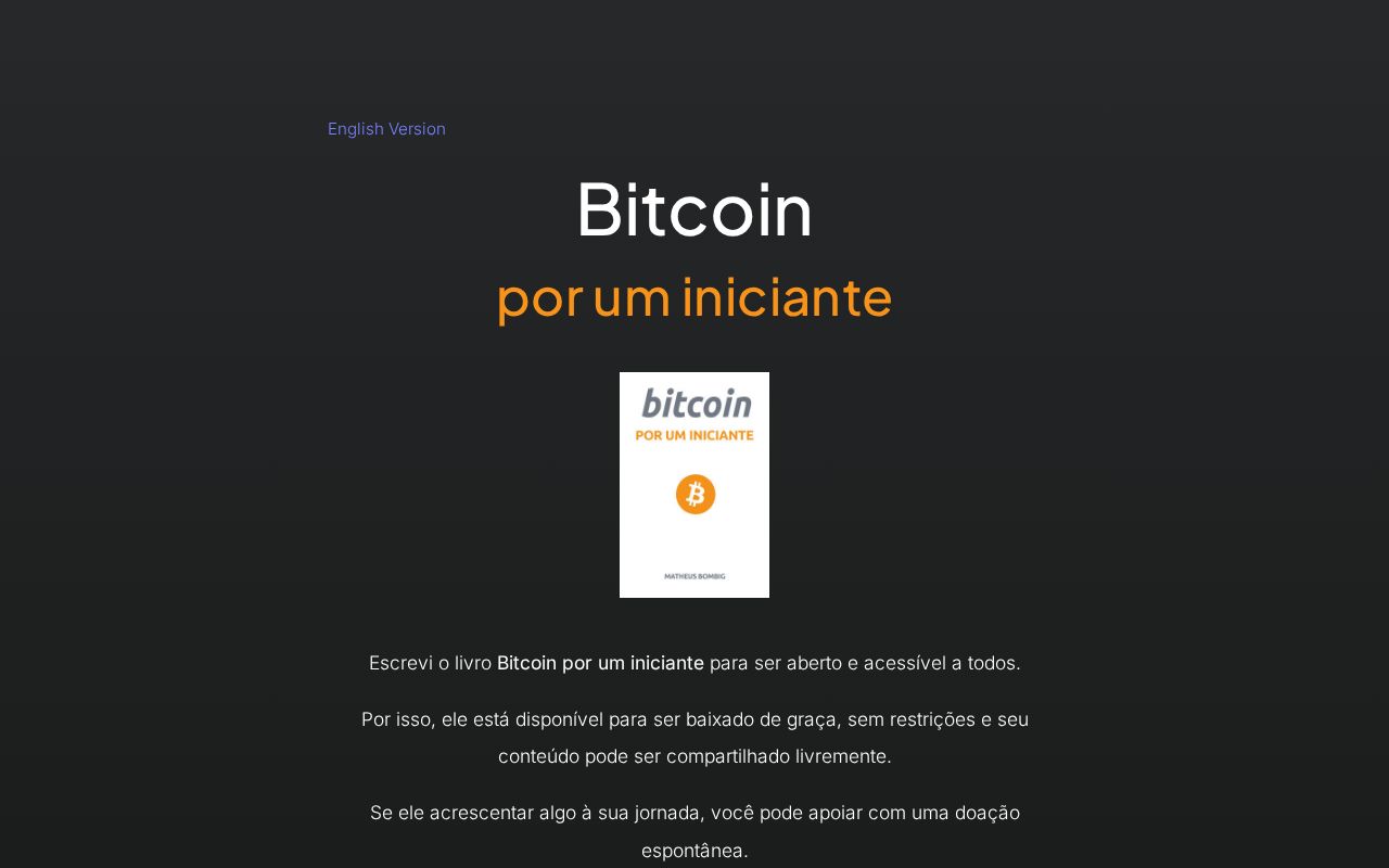 Bitcoin por um iniciante